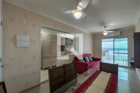 Sala de apartamento para alugar com 2 quartos, 88m² em Balneario Flórida, Praia Grande