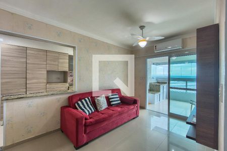 Sala de apartamento para alugar com 2 quartos, 88m² em Balneario Flórida, Praia Grande