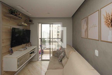 Sala de apartamento para alugar com 2 quartos, 49m² em Jardim Três Marias, São Paulo