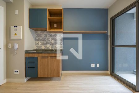Sala/Cozinha de apartamento para alugar com 1 quarto, 26m² em Pinheiros, São Paulo