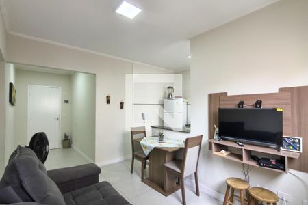 Sala de apartamento para alugar com 1 quarto, 40m² em Aviação, Praia Grande