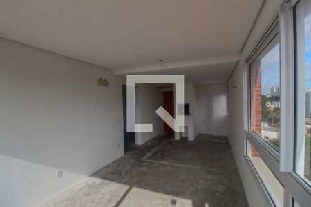 Sala/Cozinha/Churrasqueira de apartamento à venda com 2 quartos, 66m² em Tristeza, Porto Alegre