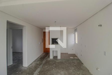 Sala/Cozinha/Churrasqueira de apartamento à venda com 2 quartos, 66m² em Tristeza, Porto Alegre