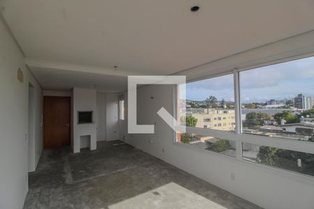 Sala/Cozinha/Churrasqueira de apartamento à venda com 2 quartos, 66m² em Tristeza, Porto Alegre
