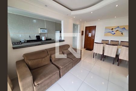 Sala de apartamento para alugar com 2 quartos, 77m² em Vila Tupi, Praia Grande
