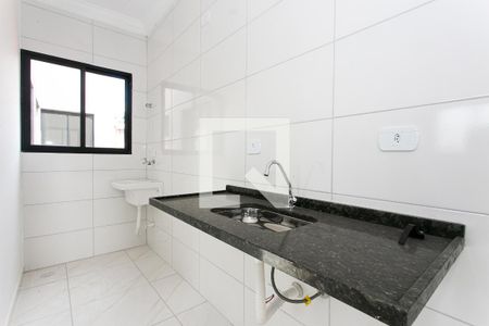 Cozinha de apartamento à venda com 1 quarto, 29m² em Vila Granada, São Paulo