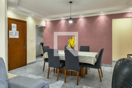 Sala de apartamento para alugar com 3 quartos, 104m² em Vila Caiçara, Praia Grande
