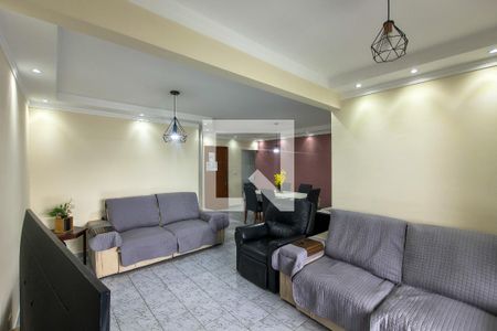 Sala de apartamento para alugar com 3 quartos, 104m² em Vila Caiçara, Praia Grande
