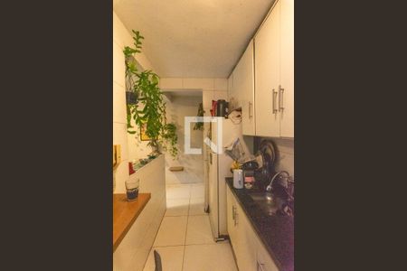 Cozinha de apartamento à venda com 2 quartos, 47m² em Loteamento Parque São Martinho, Campinas