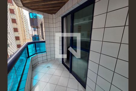 Varanda de apartamento para alugar com 1 quarto, 67m² em Cidade Ocian, Praia Grande