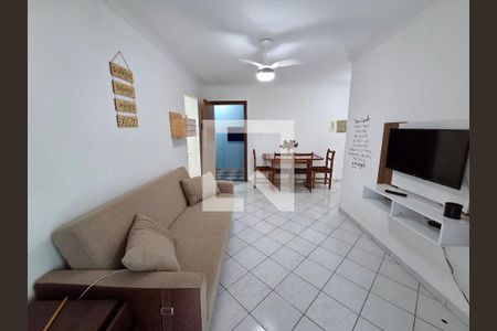 Sala de apartamento para alugar com 1 quarto, 67m² em Cidade Ocian, Praia Grande