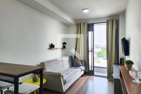 Sala  de apartamento para alugar com 1 quarto, 35m² em Santo Cristo, Rio de Janeiro