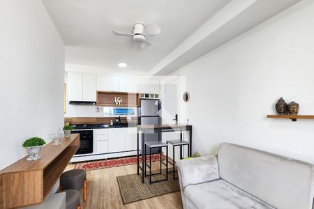 Sala  de apartamento para alugar com 1 quarto, 35m² em Santo Cristo, Rio de Janeiro