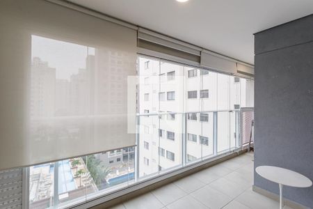 Varanda de apartamento à venda com 1 quarto, 44m² em Indianópolis, São Paulo