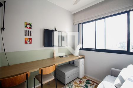 Sala e Cozinha de apartamento para alugar com 1 quarto, 26m² em Pinheiros, São Paulo