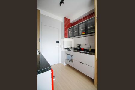 Sala e Cozinha de apartamento para alugar com 1 quarto, 26m² em Pinheiros, São Paulo