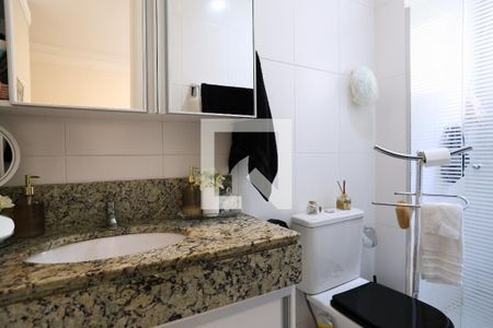 Banheiro da Suíte de apartamento à venda com 2 quartos, 118m² em Sagrada Família, Belo Horizonte