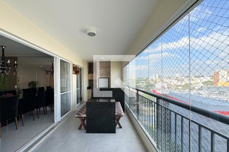 Sacada  de apartamento à venda com 3 quartos, 147m² em Centro, São Bernardo do Campo