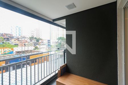 Varanda Gourmet de apartamento à venda com 3 quartos, 70m² em Centro, Diadema