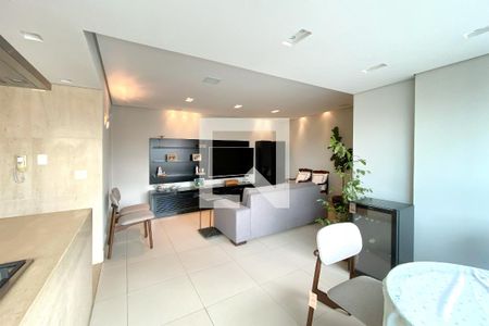 Sala de apartamento à venda com 3 quartos, 87m² em Grajaú, Belo Horizonte