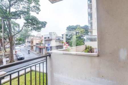 Varanda da sala  de apartamento à venda com 3 quartos, 62m² em Centro, Diadema