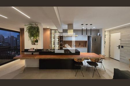 Sala de Jantar de apartamento à venda com 2 quartos, 95m² em Bosque da Saúde, São Paulo
