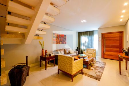 Sala de estar de casa à venda com 4 quartos, 379m² em Vila Homero Thon, Santo André