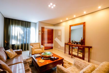 Sala de estar de casa à venda com 4 quartos, 379m² em Vila Homero Thon, Santo André
