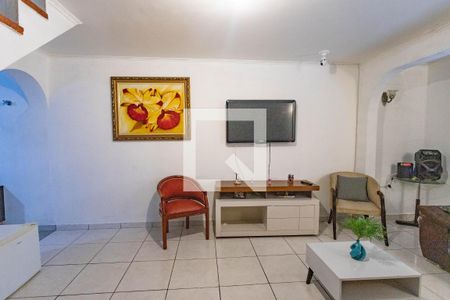 Sala  de casa à venda com 3 quartos, 125m² em Piraporinha, Diadema