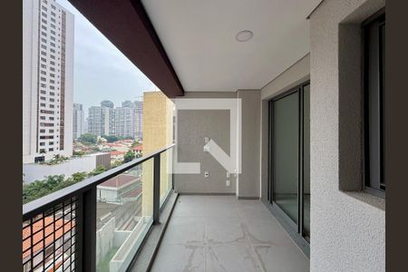 Sacada de apartamento à venda com 1 quarto, 35m² em Santo Amaro, São Paulo