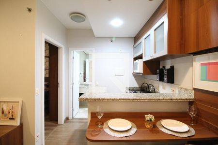 Cozinha de kitnet/studio para alugar com 1 quarto, 53m² em Santa Paula, São Caetano do Sul