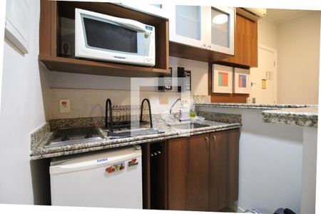 Cozinha de kitnet/studio para alugar com 1 quarto, 53m² em Santa Paula, São Caetano do Sul