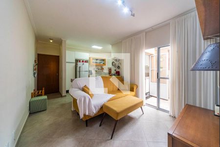 Sala de apartamento à venda com 3 quartos, 78m² em Vila Helena, Santo André