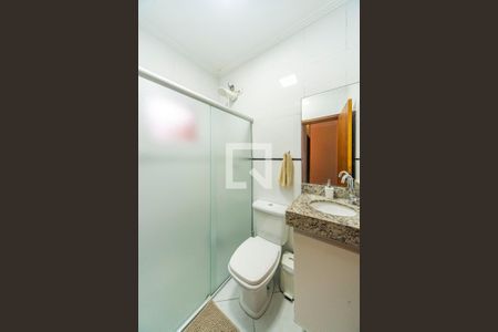 Banheiro Social de apartamento à venda com 3 quartos, 78m² em Vila Helena, Santo André