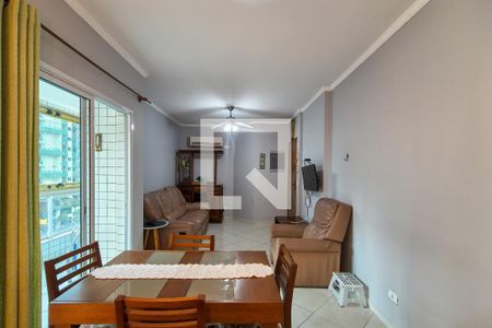 Sala de apartamento para alugar com 2 quartos, 84m² em Vila Tupi, Praia Grande