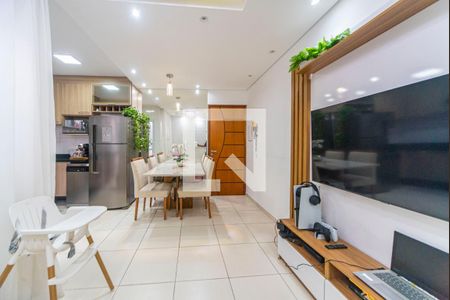 Sala de apartamento à venda com 2 quartos, 57m² em Vila Pires, Santo André