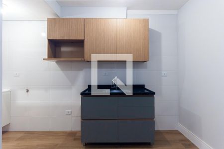 Cozinha de apartamento para alugar com 1 quarto, 30m² em Vila Lucia, São Paulo