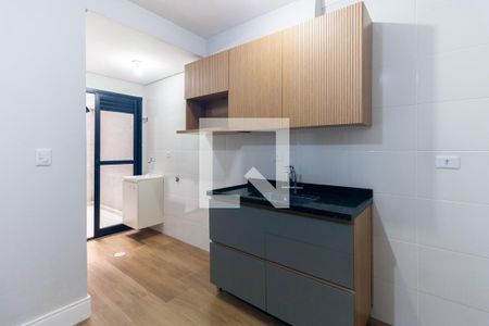 Cozinha de apartamento para alugar com 1 quarto, 30m² em Vila Lucia, São Paulo