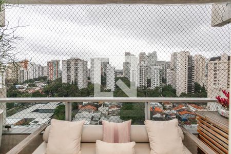 Varanda da Sala de apartamento à venda com 2 quartos, 192m² em Campo Belo, São Paulo