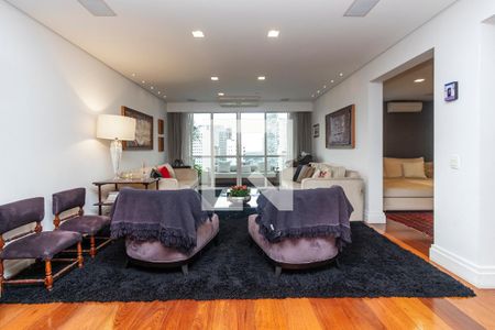 Sala de apartamento à venda com 2 quartos, 192m² em Campo Belo, São Paulo