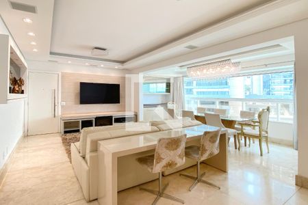 Sala de apartamento para alugar com 2 quartos, 114m² em Vila da Serra, Nova Lima