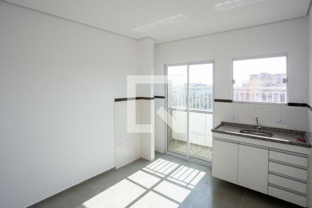 Sala/Cozinha de apartamento para alugar com 1 quarto, 37m² em Vila Clara, São Paulo