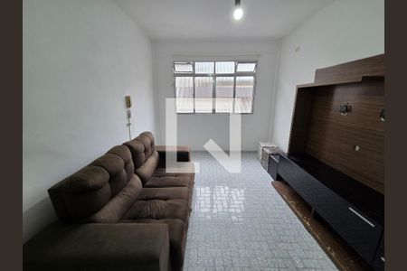 Sala de apartamento para alugar com 1 quarto, 62m² em Canto do Forte, Praia Grande