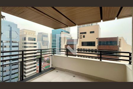 Varanda de apartamento à venda com 1 quarto, 44m² em Pinheiros, São Paulo