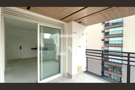 Varanda de apartamento à venda com 1 quarto, 44m² em Pinheiros, São Paulo
