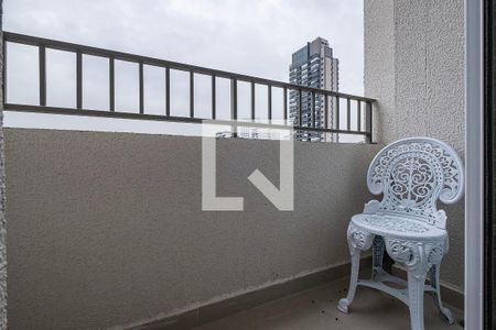 Sala/Cozinha - Varanda de apartamento à venda com 1 quarto, 25m² em Pinheiros, São Paulo