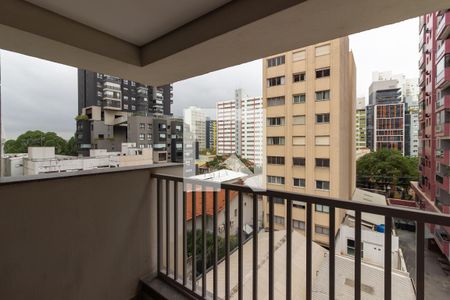 Vista/Varanda de kitnet/studio para alugar com 1 quarto, 26m² em Pinheiros, São Paulo