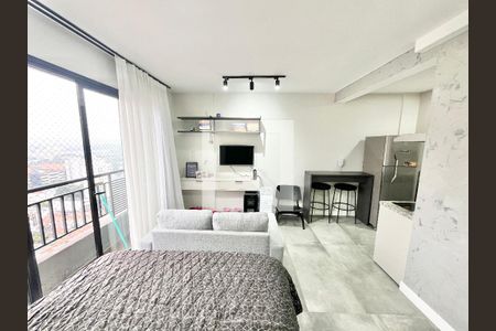 Sala/Quarto/Cozinha de kitnet/studio à venda com 1 quarto, 31m² em Santana, São Paulo