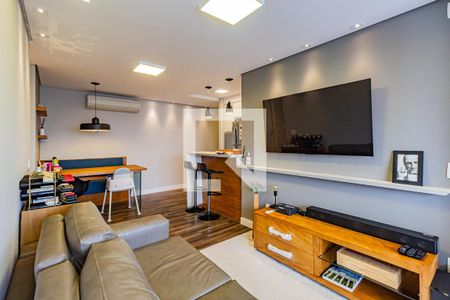 Sala/Cozinha de apartamento à venda com 2 quartos, 67m² em Brooklin, São Paulo