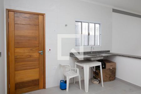 Cozinha de casa para alugar com 2 quartos, 65m² em Parque Mikail, Guarulhos